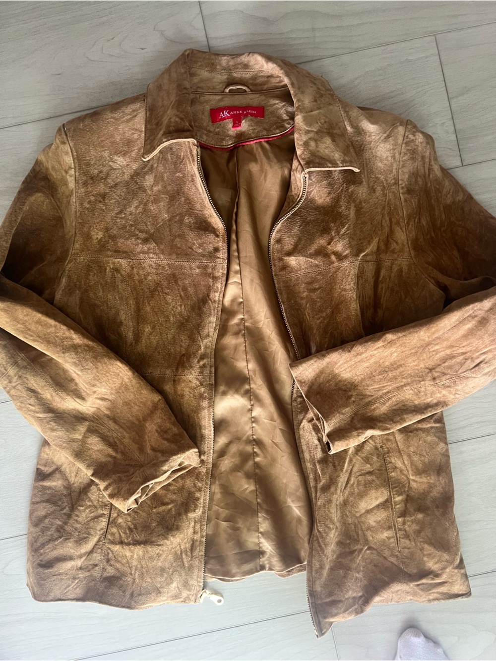 Yves Saint Laurent Brown Suede Jacket